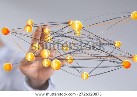 Global Network Connection: Complex Data Visualization