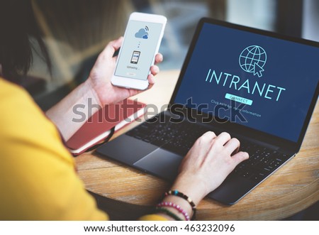 Global Network Connection Technology Concept