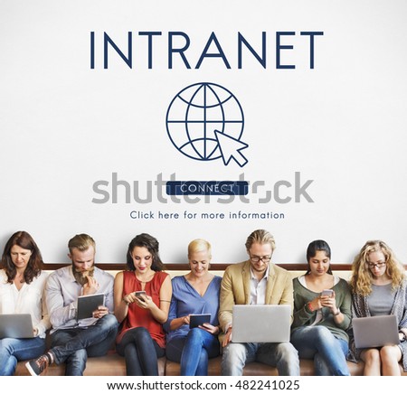 Global Network Connection Technology Concept