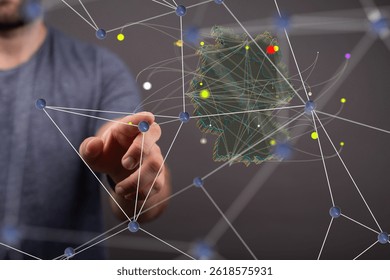 Global Network Connection Visualization: Interactive Map
