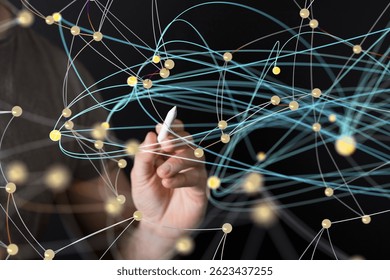Global Network Connections: Digital Data Visualization - Powered by Shutterstock - Get 15% off with code: PIKWIZARD15