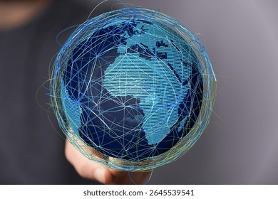 Global Network Connections: World Map with Data Streams - Powered by Shutterstock - Get 15% off with code: PIKWIZARD15