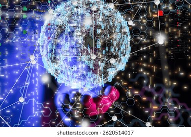Global Network Data Connection: Digital World