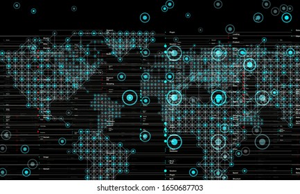 global network and data exchanges
