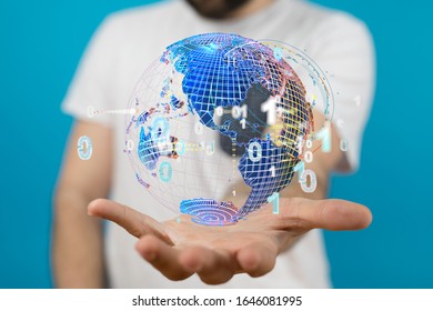 Global network and data exchanges over the world