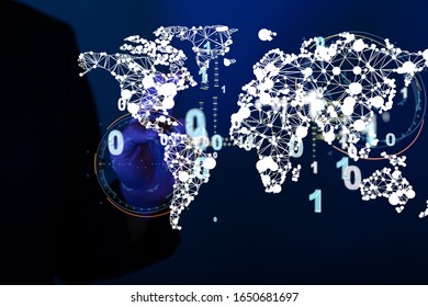 Global network and data exchanges over the world