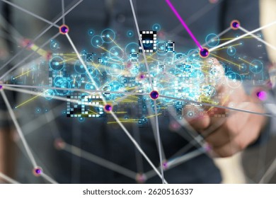 Global Network Data Visualization: Abstract Concept