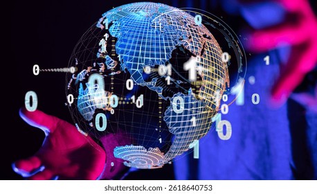 Global Network Data Visualization: Digital World