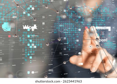 Global Network Data Visualization: High Speed Work