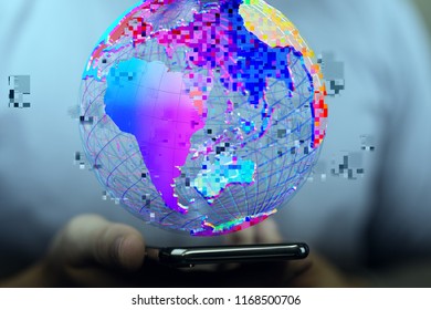 global network in hand - Powered by Shutterstock