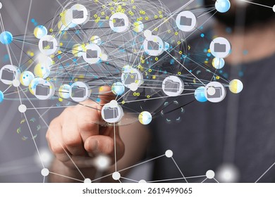 Global Network of Interconnected Data Files