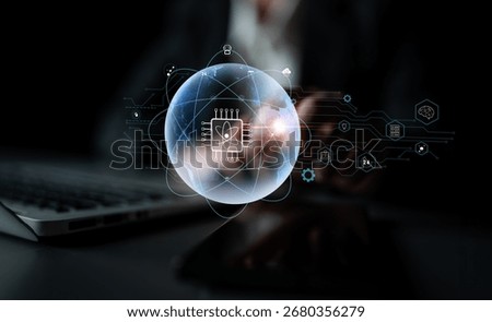 A global quantum computing network for the future of communication and data processing. A worldwide system powered by quantum technology and AI. Motif