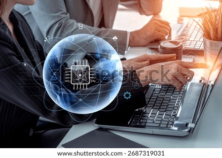 A global quantum computing network for the future of communication and data processing. A worldwide system powered by quantum technology and AI. Motif