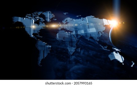 Global technologies concept. Elements of the image furnished by NASA - Powered by Shutterstock - Get 15% off with code: PIKWIZARD15