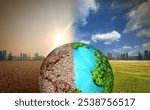 Global Warming and Climate change concept Background. World Environment Day concept.