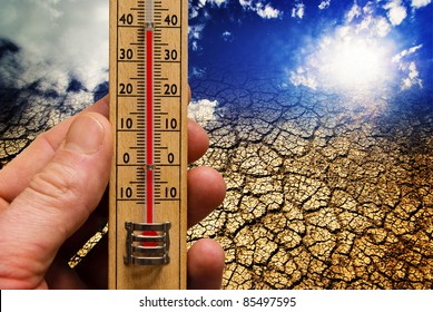 Global Warming, Climate Change, Hot Weather, Dry Earth