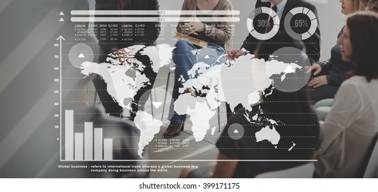 Global World Map Graph Concept - Powered by Shutterstock - Get 15% off with code: PIKWIZARD15