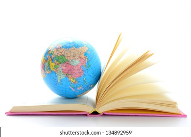 Globe On Book