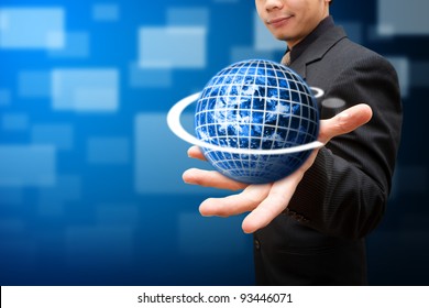 Globe on the Smart hand