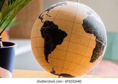 Globe on a table