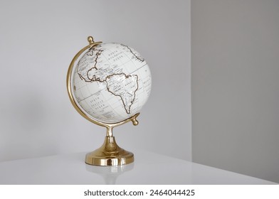 Globe on top of the table
