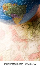 Globe and World