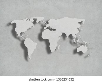 globe world map on texture background - Powered by Shutterstock - Get 15% off with code: PIKWIZARD15