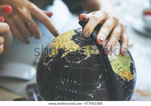 Globe World\
Map Travel Explore Destination\
Concept