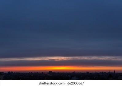 Gloomy Evening Cloudscape
