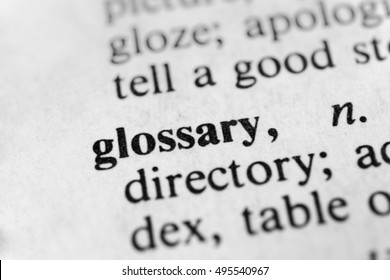 Glossary