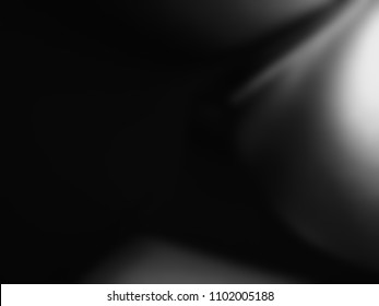 The glossy black background is blurred. Used for surface finishing. abstract shape  and have copy space for text - Shutterstock ID 1102005188