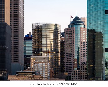 Glossy business buildings in Sydney harbour - Shutterstock ID 1377601451