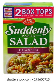 GLOUCESTER, VA - DECEMBER 26, 2013: Suddenly Salad Pasta Classic Mix, Betty Crocker Is A Cultural Icon, As Well As Brand Name And Trademark Of American Fortune 500 Corporation General Mills.