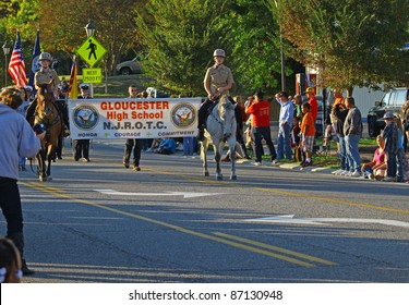 GLOUCESTER, VA, USA - OCTOBER 22: The Gloucester High School Homecoming Parade Coming Down Main Street. On October 22, 2011 In Gloucester, VA, USA