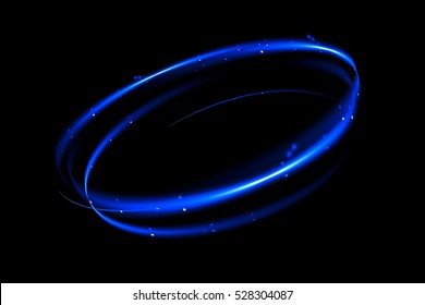 Glow effect. Ribbon flare. Abstract rotational border lines. Power energy. LED glare tape.
Luminous sci-fi. Shining neon lights cosmic abstract frame. Magic design round frame. Swirl trail effect.