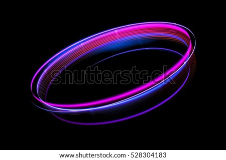 Glow effect. Ribbon flare. Abstract rotational border lines. Power energy. LED glare tape.
Luminous sci-fi. Shining neon lights cosmic abstract frame. Magic design round frame. Swirl trail effect.