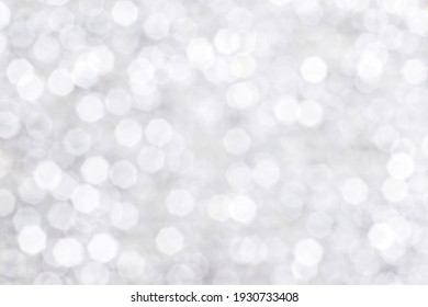 Glow Silver Bokeh Glowing No Fog Abstract Background Design