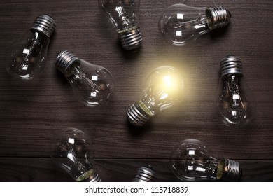 43,427 Light Bulbs On Wood Background Images, Stock Photos & Vectors