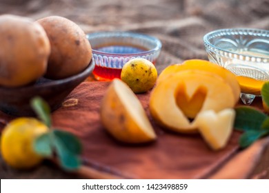 aesthetic potatoes images stock photos vectors shutterstock https www shutterstock com image photo glowing face mask potato juice glass 1423498859