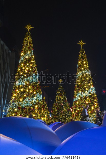 Glowing Giant Christmas Tree Central World Stock Photo Edit Now 776411419