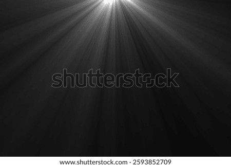 Glowing Light Rays with Soft Background