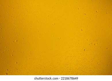 Glowing Orange Transparent Background With Contrasting Water Drops