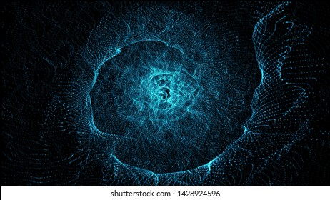 Glowing Particles Abstract background for galaxy design