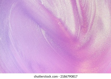 Glowing pink purple waves mermaid shimmering cosmetic miracle texture gel body spray - Shutterstock ID 2186790817