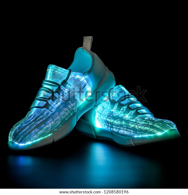 glowing sneakers