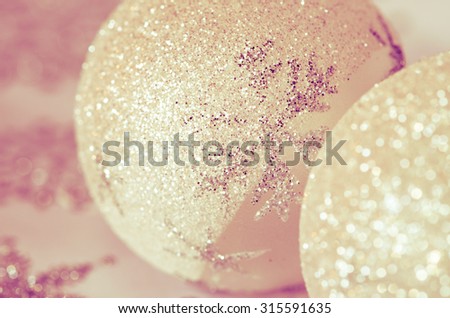 Similar – Image, Stock Photo Pink Christmas ball baubles isolated on pink background,