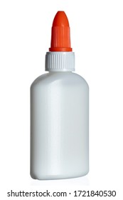 Glue Bottle Isolated On White Background