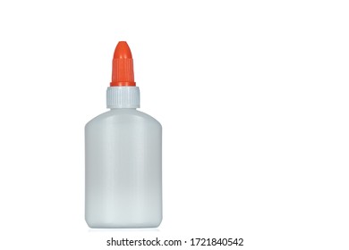 Glue Bottle Isolated On White Background