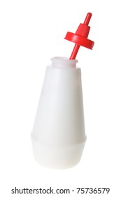 Glue Bottle On White Background