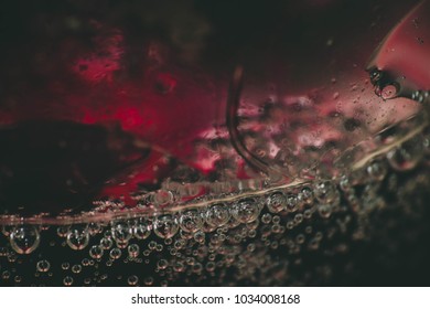glue close up bubble